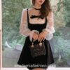 Gothic Academia Spring Lace Fairy One Piece Dress