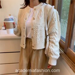 Vintage Autumn Cardigan Sweater
